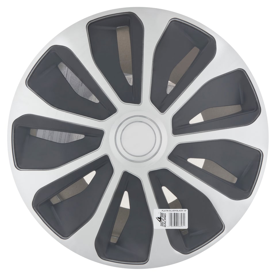 Platin Silver Black puklice na kola 14"