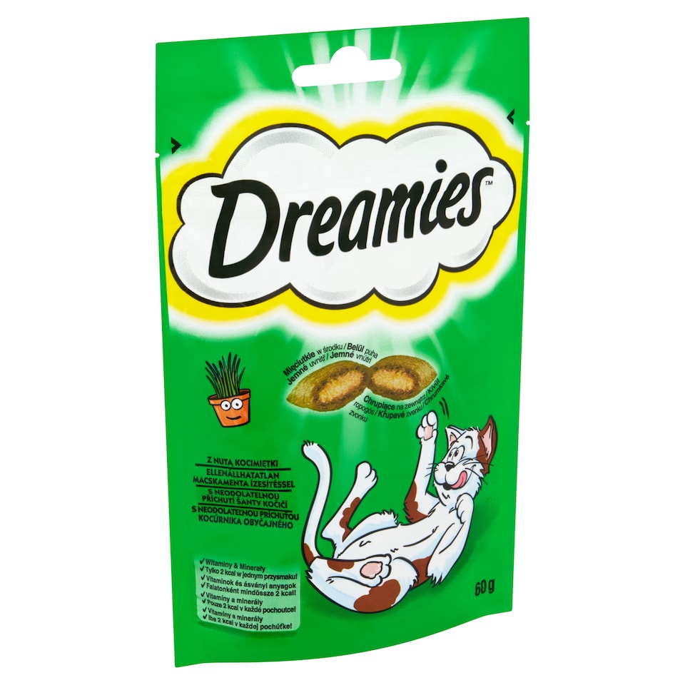 obrázok 1 z Dreamies S neodolateľnou príchuťou kocúrnika obyčajného 60 g
