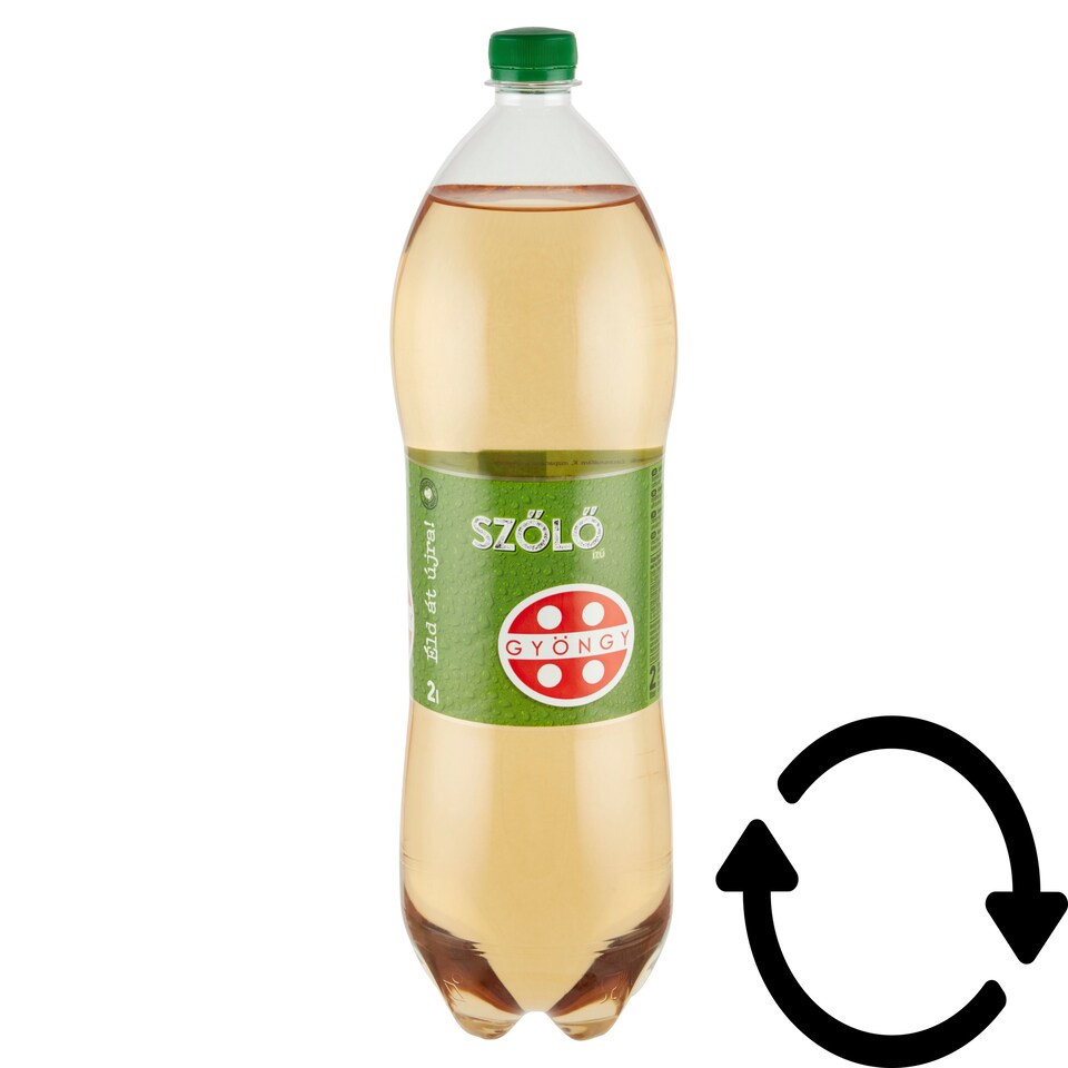 Gyöngy szőlőízű energiamentes szénsavas üdítőital édesítőszerekkel 2 l