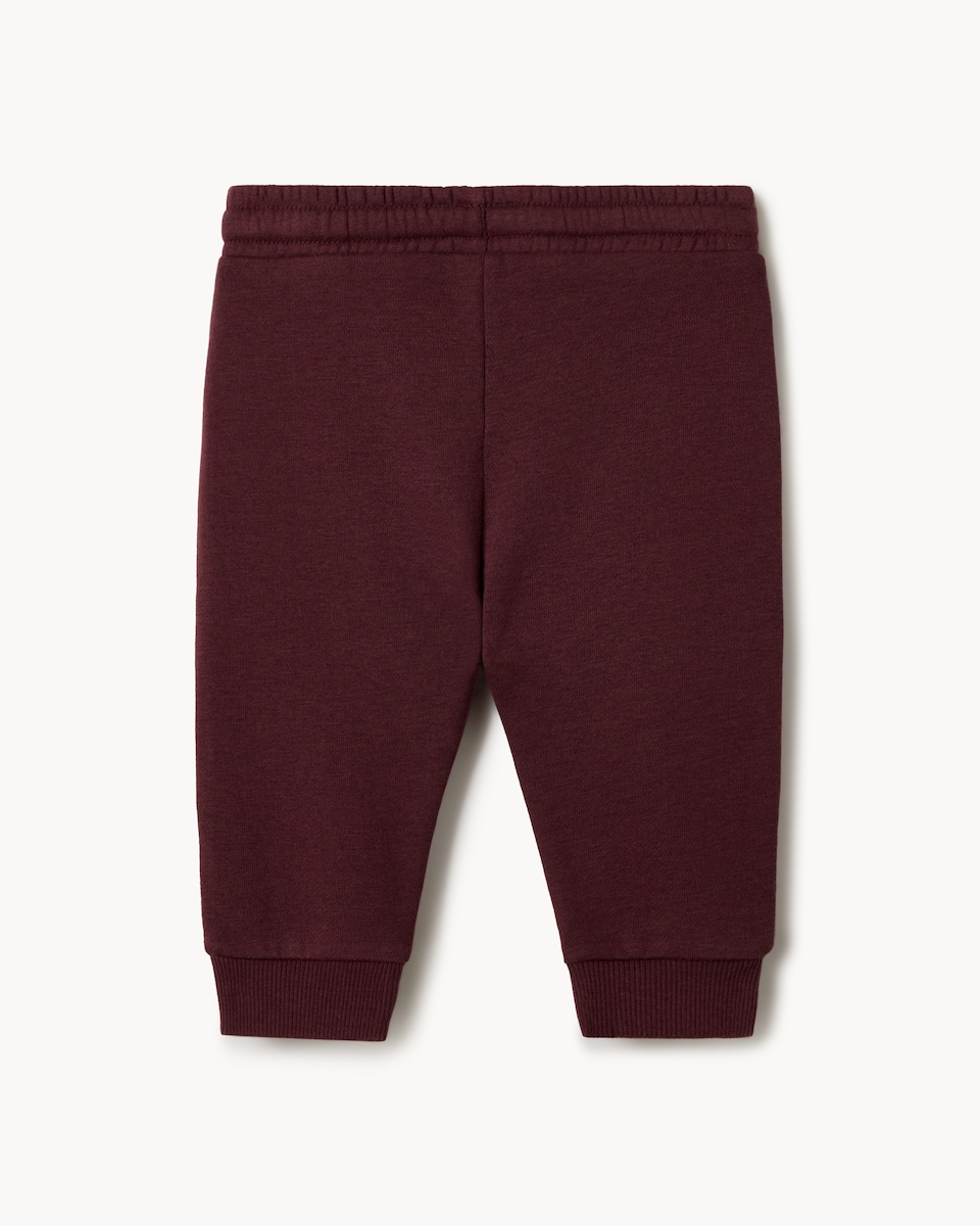 image 1 of F&F Baby 2-Pack Cotton Rich Joggers in Navy