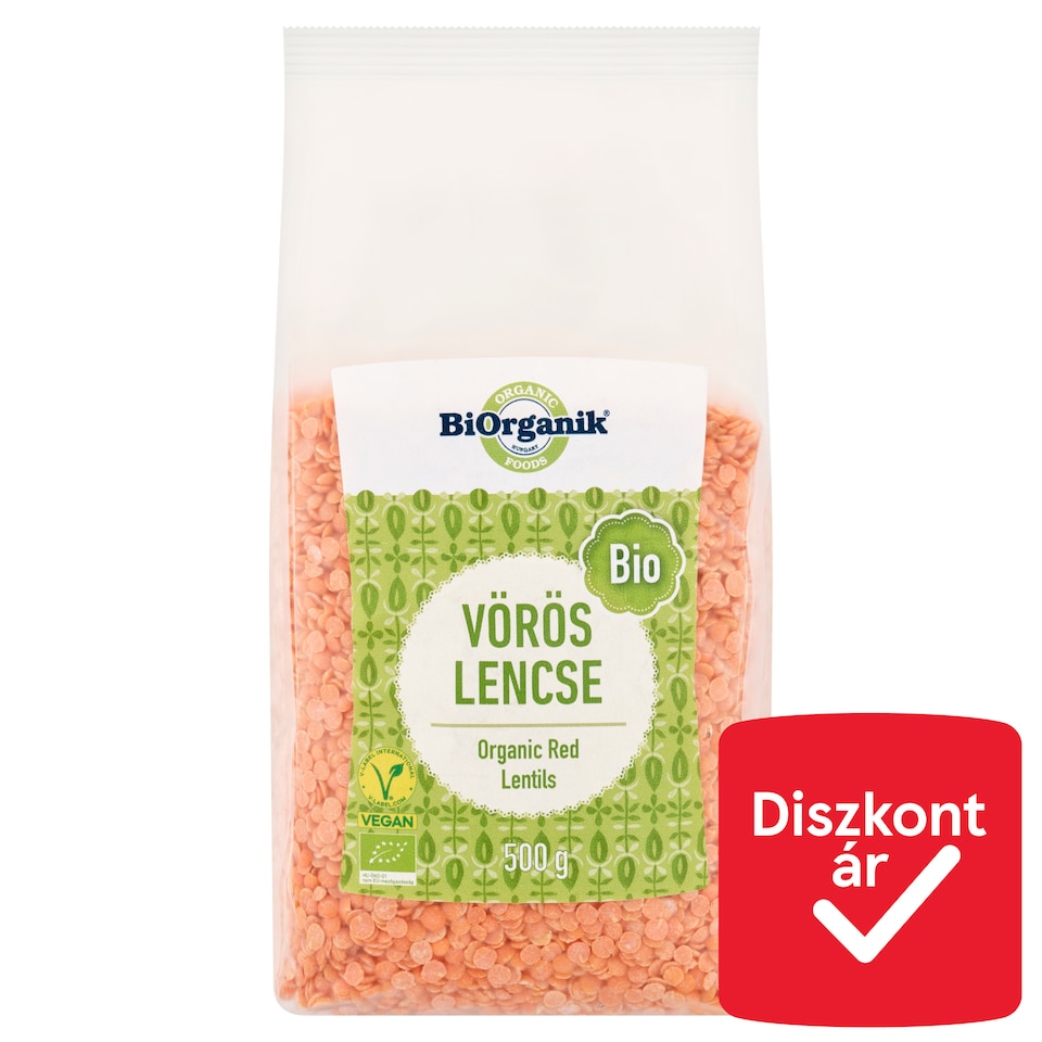 BiOrganik Organic Red Lentil 500 g