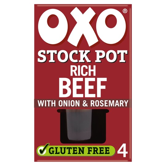 Oxo Stock Pot 4S Beef 80G Tesco Groceries