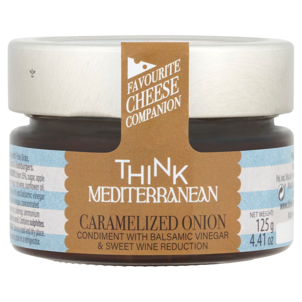THINK MEDITERRANEAN CARAMELIZED ONION CONDIMENT 125g