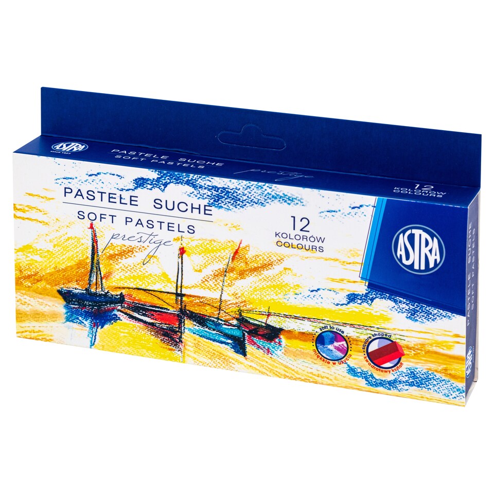 Astra Prestige száraz pasztellkréta 12 szín 1. kép