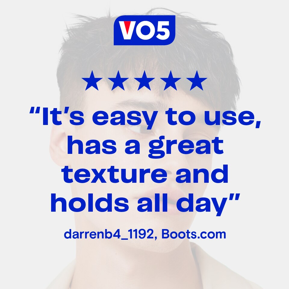 image 1 of Vo5 Matte Rework Paste 75Ml