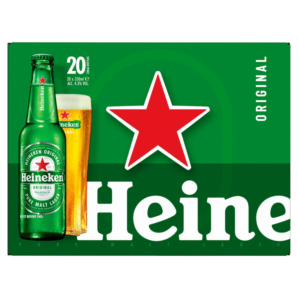 Heineken 20 X 330Ml Bottle