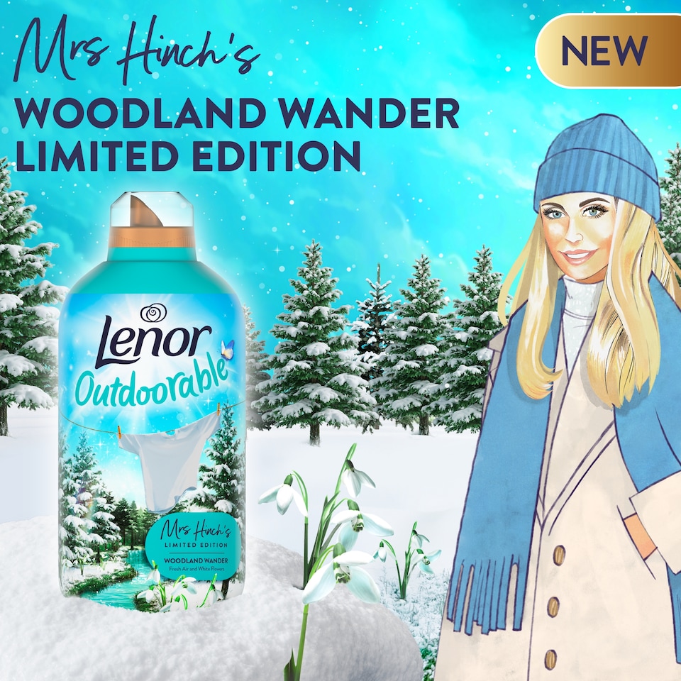 image 1 of  Lenor Fabric Conditioner Mrs Hinch's Limited Edition Woodland Wander 86 Washes 1.204L