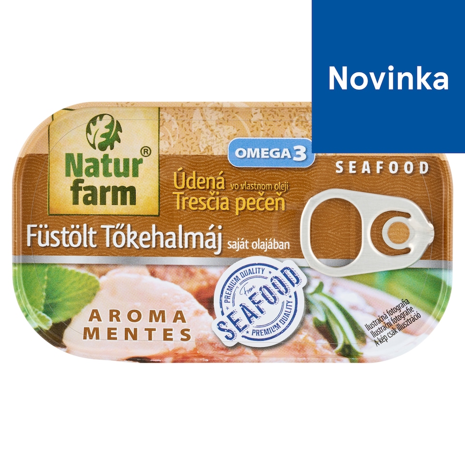image 1 of Natur Farm Smoked Cod Liver in Own Oil 120 g