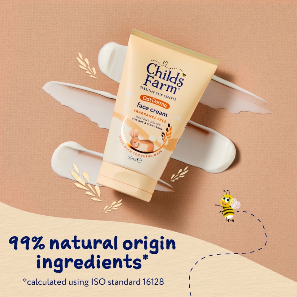 image 1 of Childs Farm OatDerma Face Cream Fragrance Free 50ml