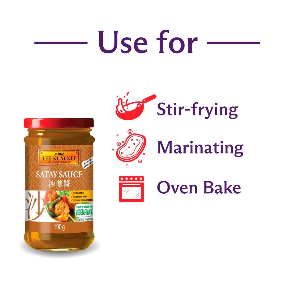 image 1 of Lee Kum Kee Satay Sauce 190g