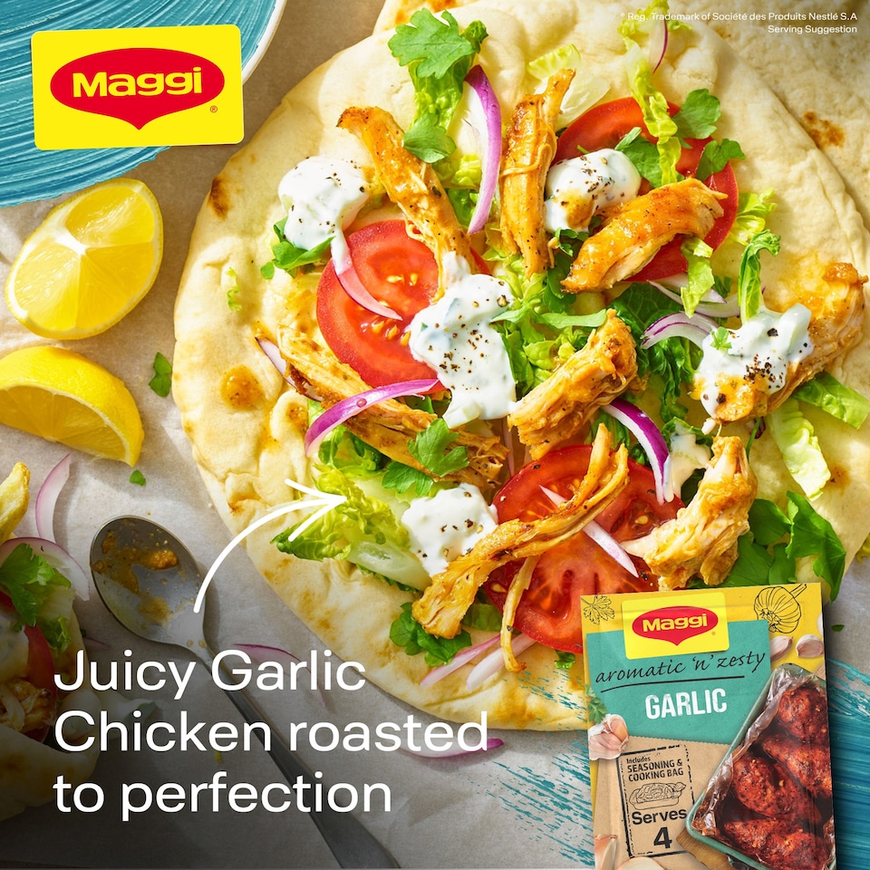 image 1 of Maggi So Juicy Garlic Recipe Mix 30g