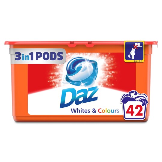 Daz Go Pods Washing Capsules 42 Washes Tesco Groceries