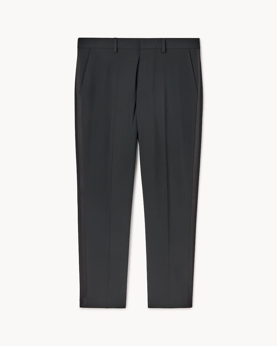 image 1 of F&F Tailored Fit Formal Trousers in Black