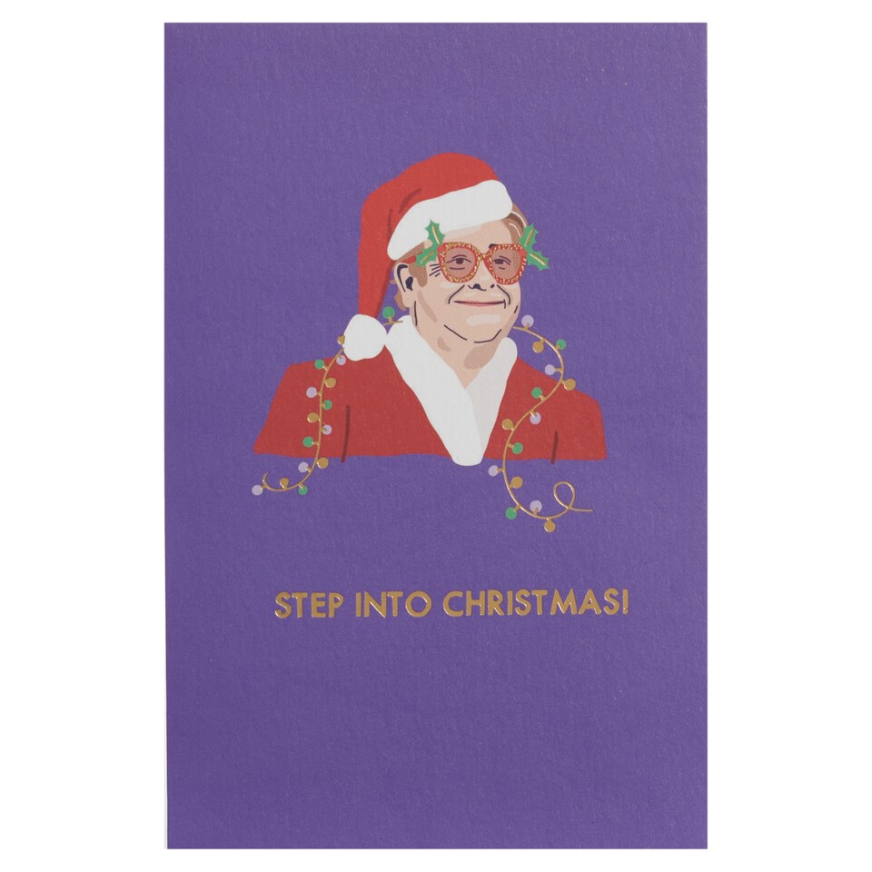 Tesco Christmas Card Step Into Christmas (Elton John)