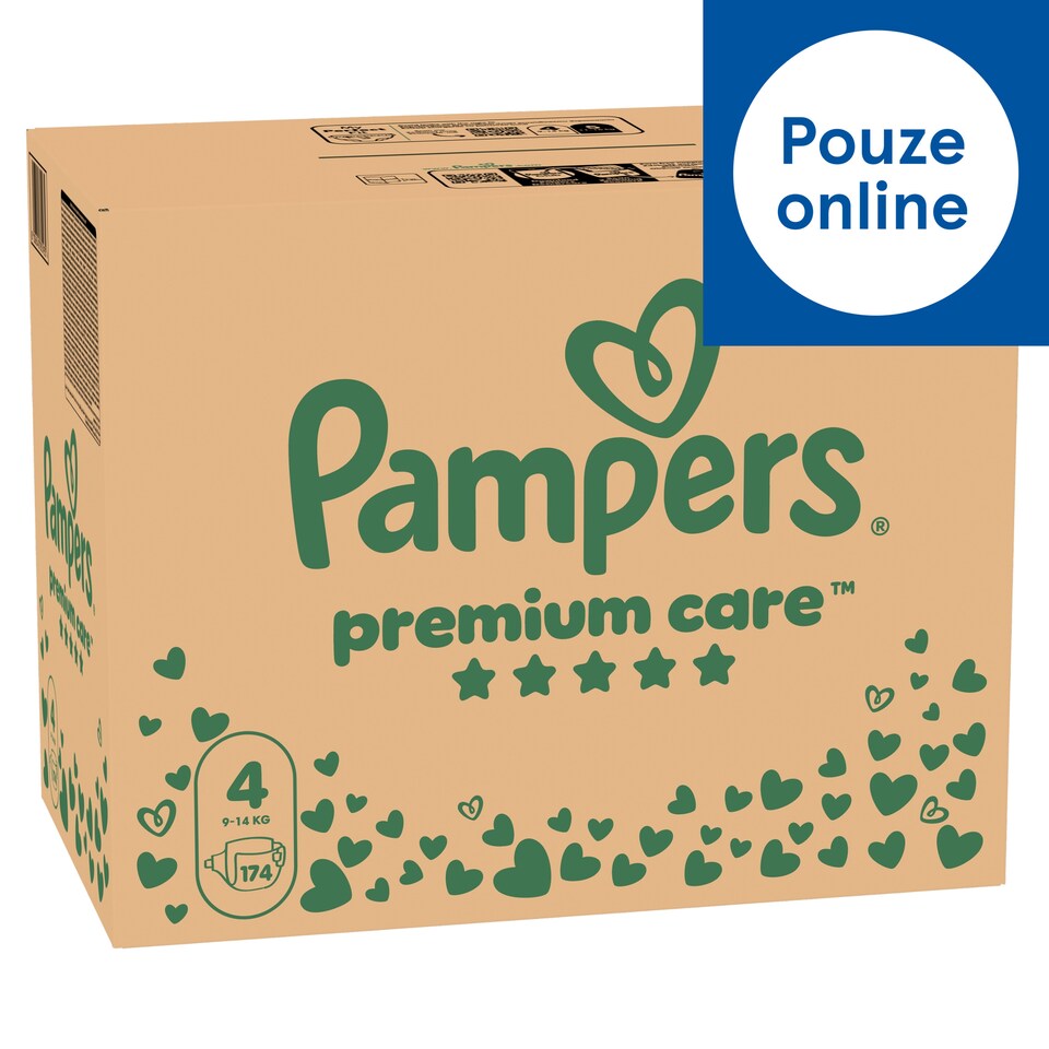 image 1 of Pampers Premium Care Size 4, 174 Nappies, 9kg-14kg