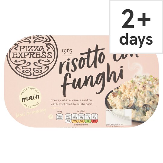 Pizza Express Risotto Con Funghi 650G Tesco Groceries