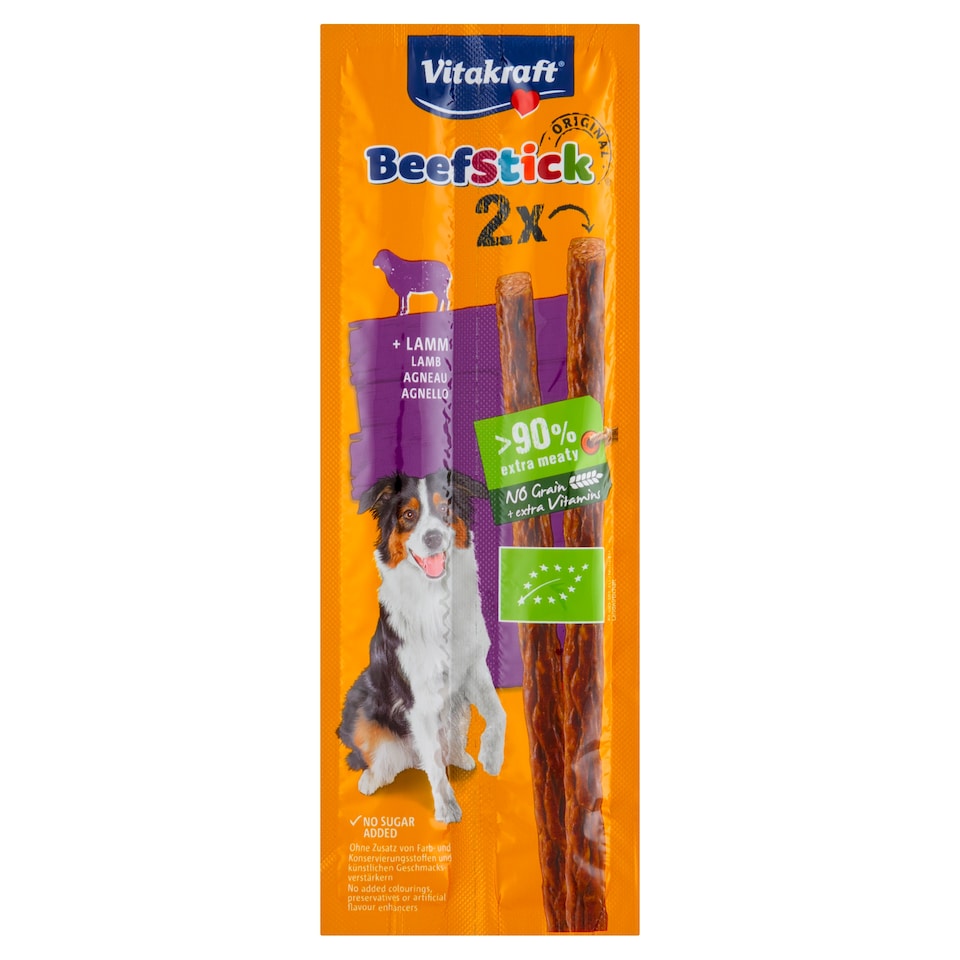 Obrázek 1 pro produkt Vitakraft Beef Stick Original doplňkové krmivo pro psy 2 ks 24g