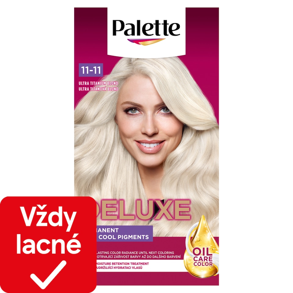 obrázok 1 z Palette Deluxe farba na vlasy Ultra titánová blond 11-11