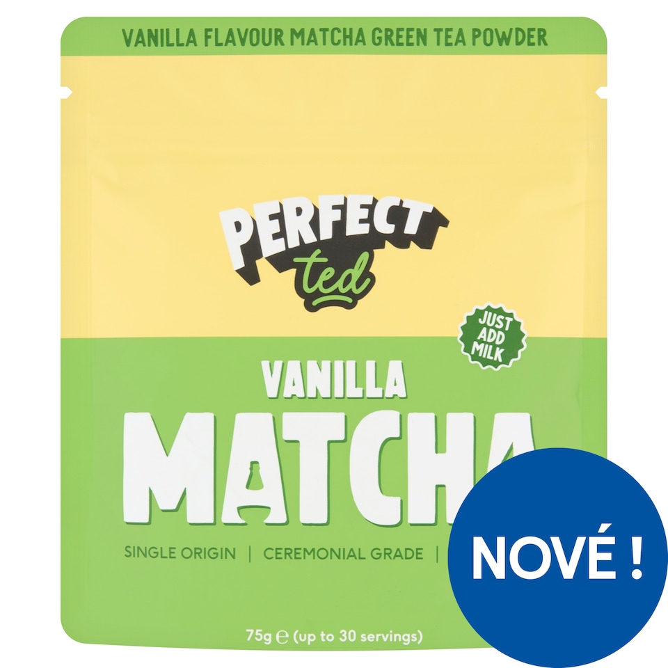 Perfect Ted Ceremonial matcha vanilka 75g