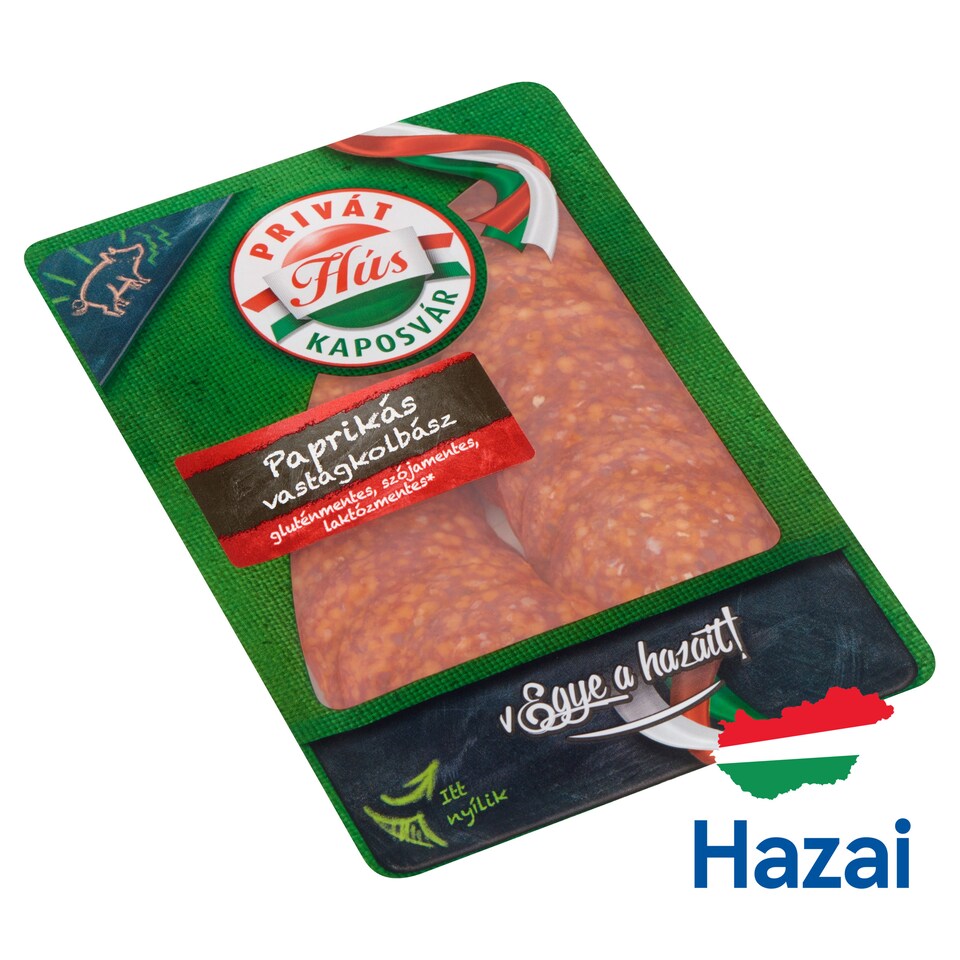 Privát Hús szeletelt paprikás vastagkolbász 60 g