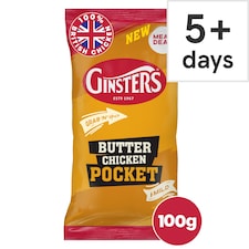 GINSTERS BUTTER CHICKEN POCKET 100G