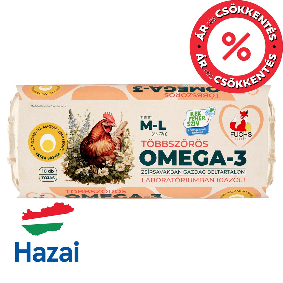 image 1 of Fuchs Extra Yellow Eggs M-L 10 pcs