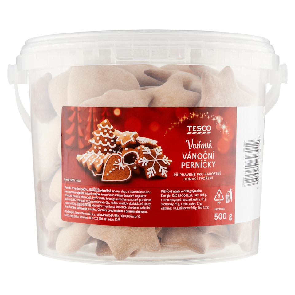 Tesco Voňavé vianočné perníčky 500 g