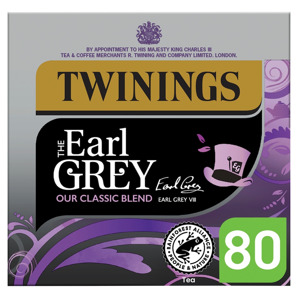 Twinings The Earl Grey Tea Bags 80 Pack 200g