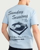 image 1 of F&F Pure Cotton Sunday Sessions T-Shirt in Blue