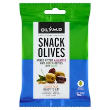 Olymp Mixed Pitted Kalamata and Green Olives with Herbs 70 g
