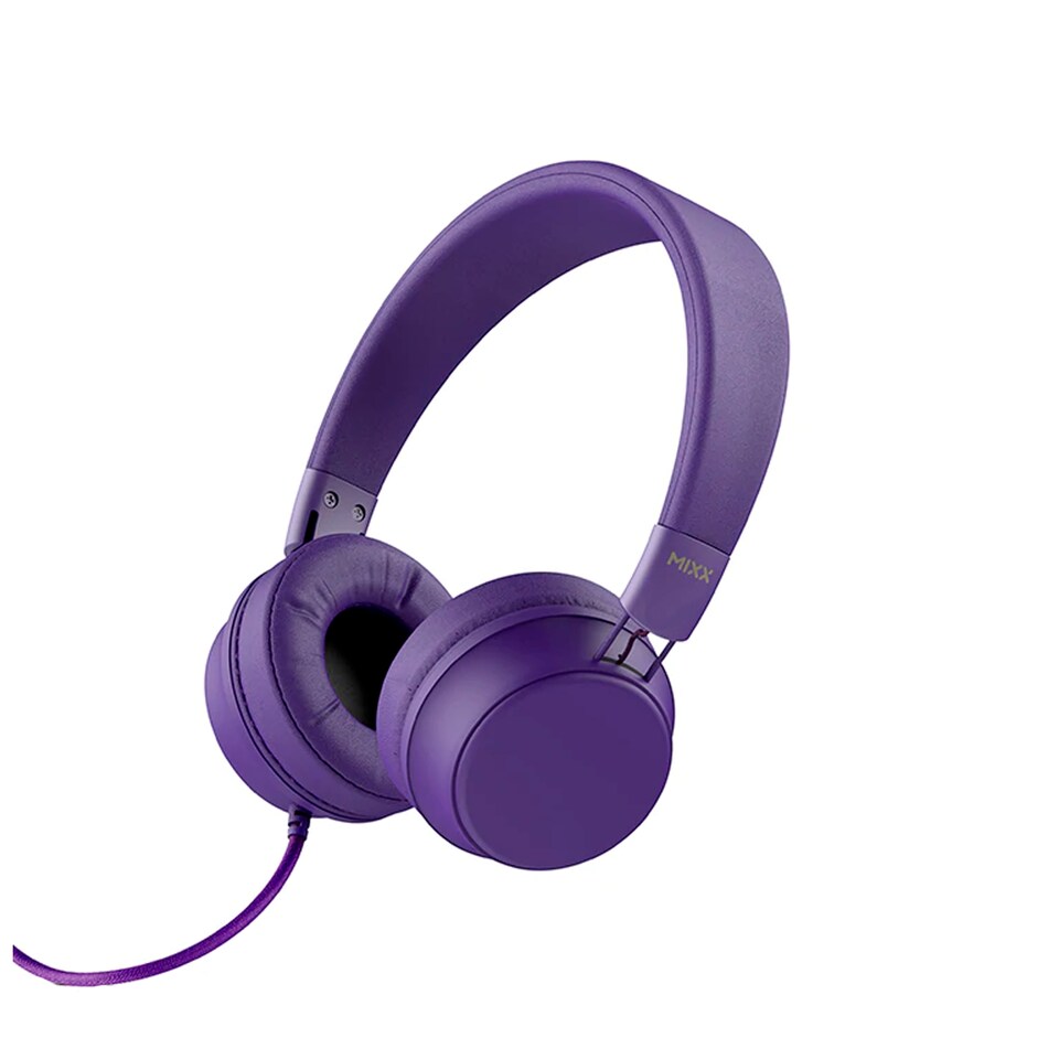 Mixx Ox1 Wired Headphones Purple