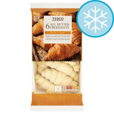 Tesco 6 All Butter Croissant 270G