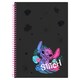 image 2 of Disney Stitch Black sešit s plastovou spirálou A4 čtverečkovaný 100 listů