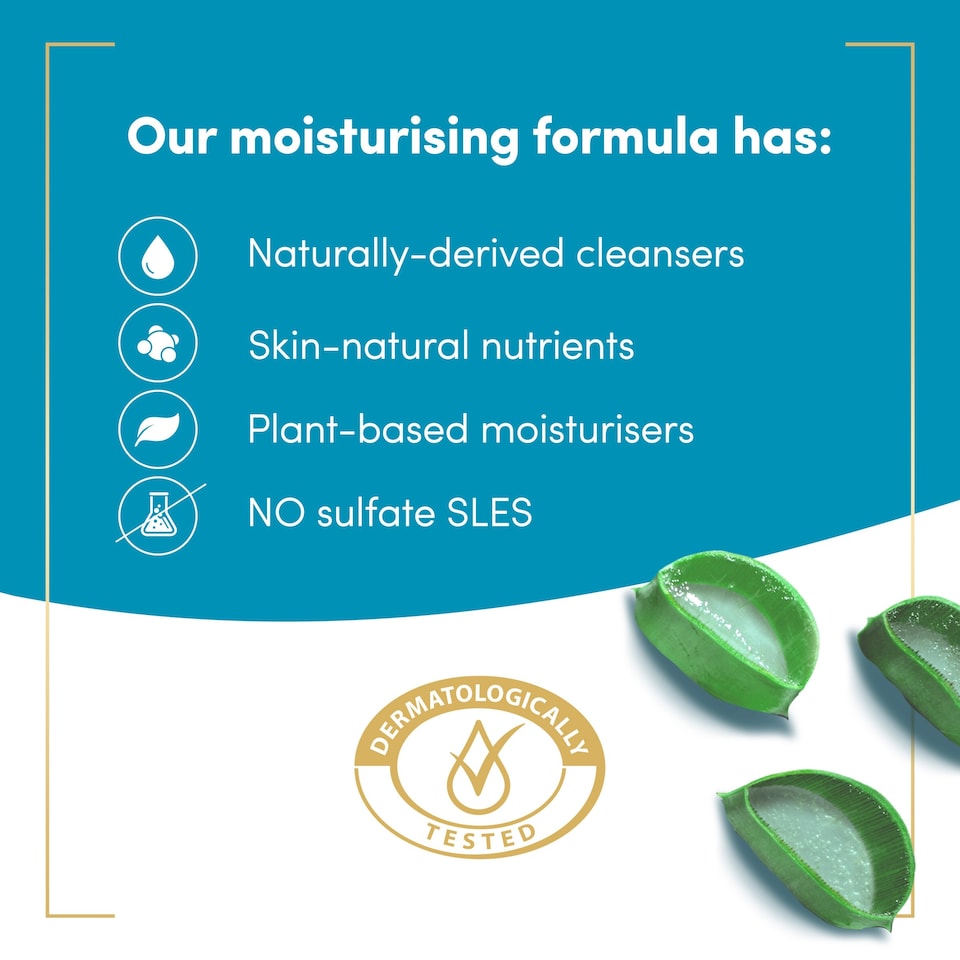 image 1 of Dove Hydrating Care Aloe Vera Body Wash Shower Gel 450ml