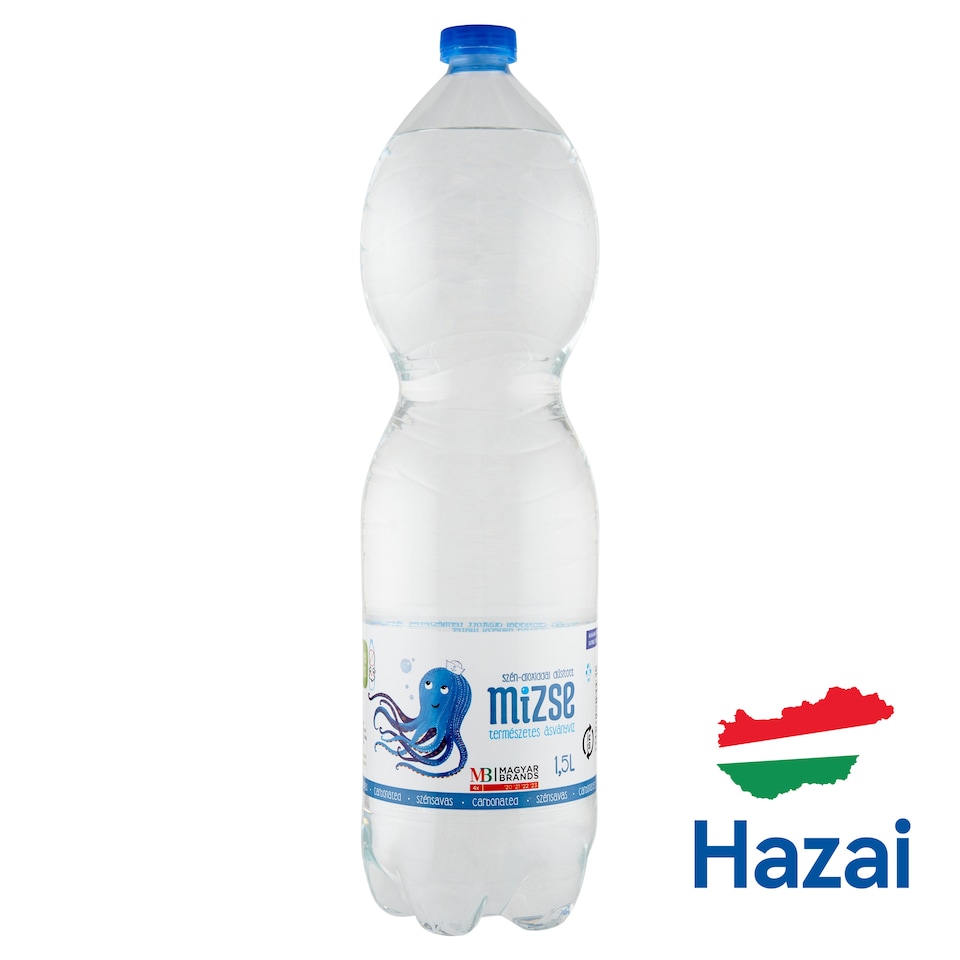 Mizse szén-dioxiddal dúsított természetes ásványvíz 1,5 l  1. kép