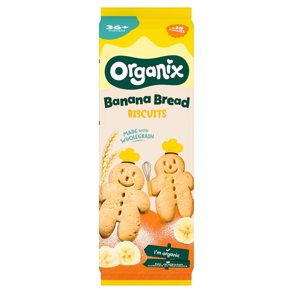 Organix Banana Bread Biscuits 135g