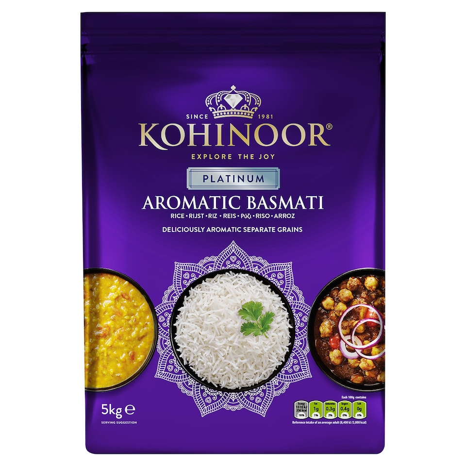 Kohinoor Platinum Basmati Rice 5kg