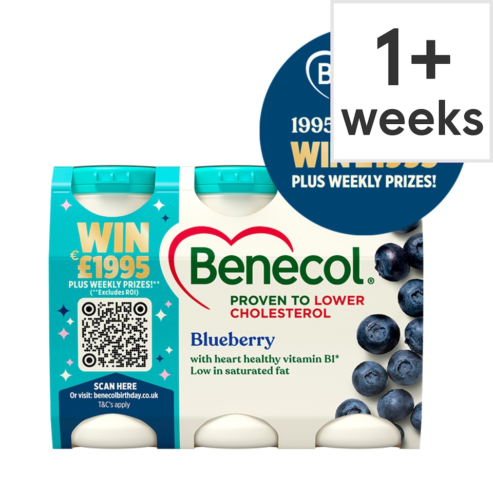 image 1 of Benecol Yogurt Drink - Blueberry 6x67.5g