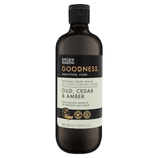 Baylis & Harding Goodness Natural Body Wash - Oud, Cedar & Amber 500ml