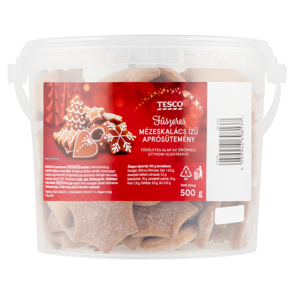 Tesco fűszeres mézeskalács ízű aprósütemény 500 g