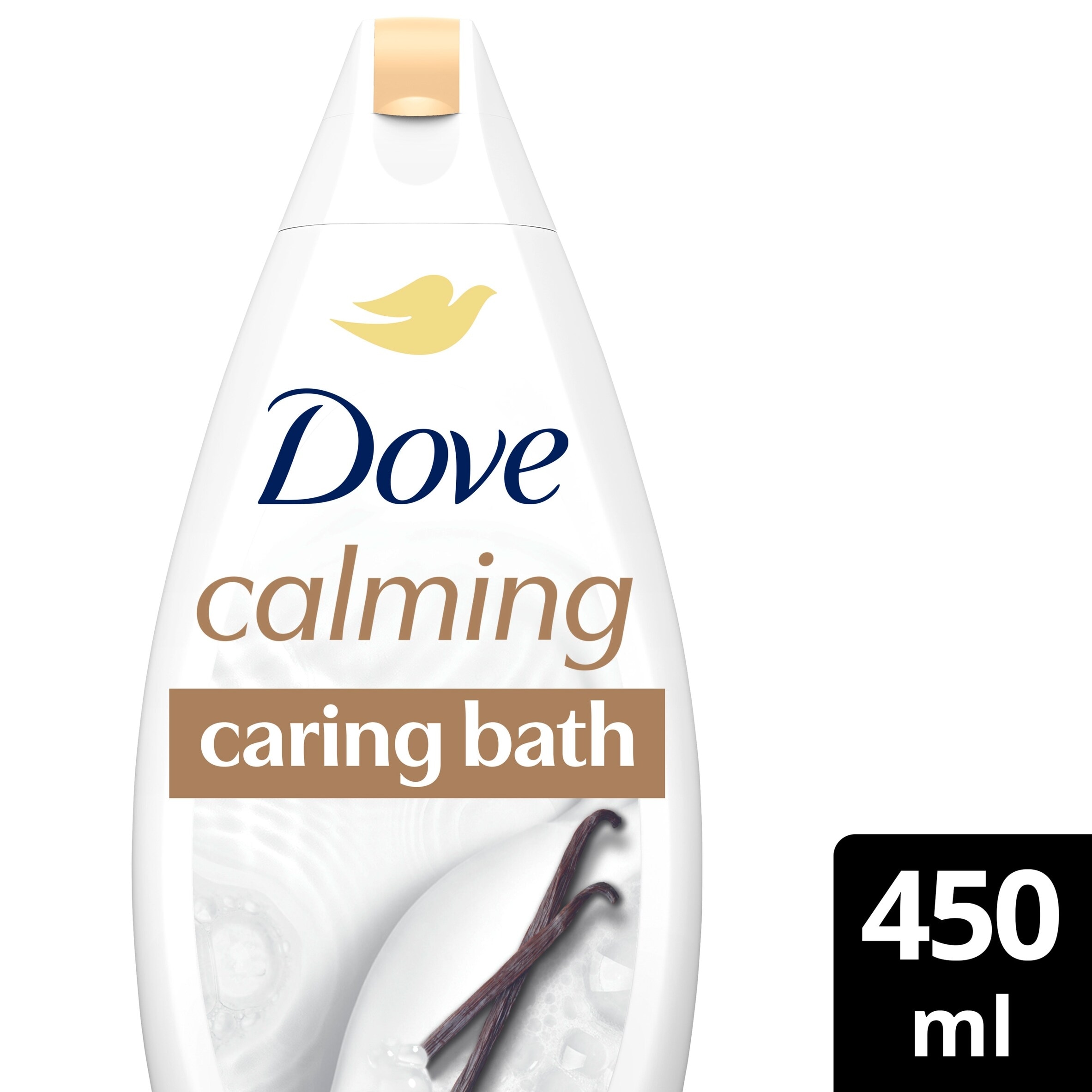 Dove Caring Bath Calming Shea Butter & Vanilla Bath Soak Bubble Bath 450ml