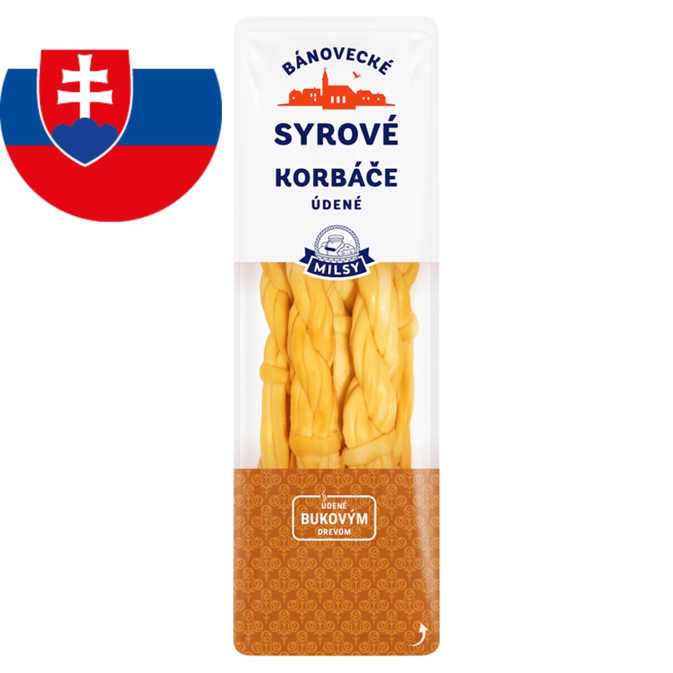 Milsy Syrové korbáče údené 80 g