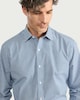 image 2 of F&F Regular Fit Checked Long Sleeved Shirt in Multi Blue