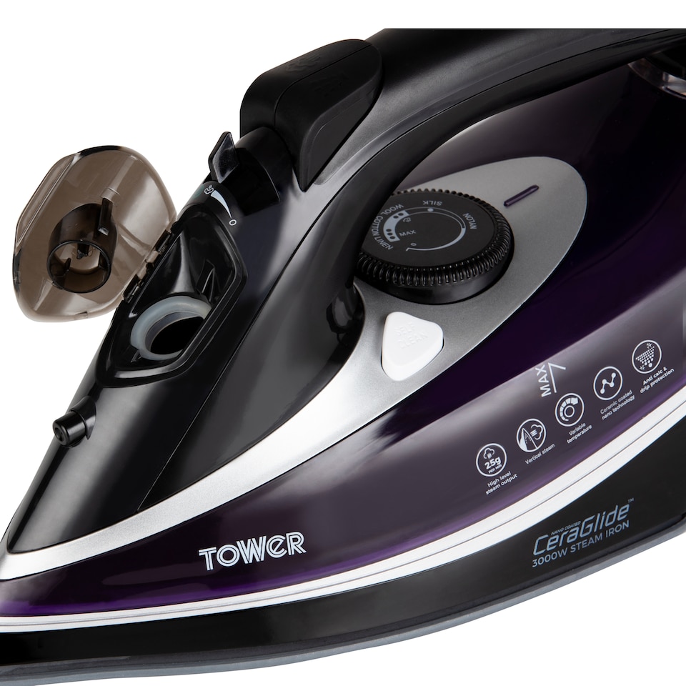 image 1 of Tower Ceraglide 3100W Iron Ultra Speed Purple