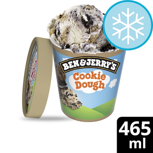 Ben & Jerry's Cookie Dough Sandwich Up Vanilla Ice Cream 465Ml Tesco
