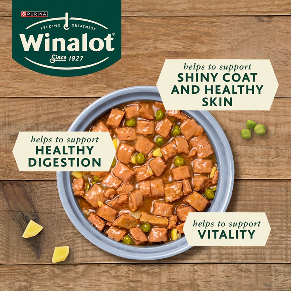 image 1 of WINALOT Friday Suppers Wet Dog Food in Gravy 12x100g