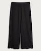 image 4 of F&F Textured Wide Leg Trousers in Black