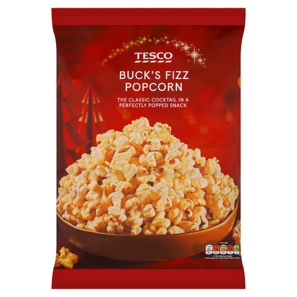 Tesco Bucks Fizz Popcorn 200g