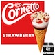image 2 of Cornetto Strawberry Ice Cream Cones 6x90ml