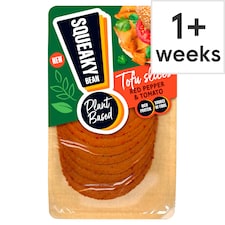 Squeaky Bean Red Pepper & Tomato Tofu Slices 80g